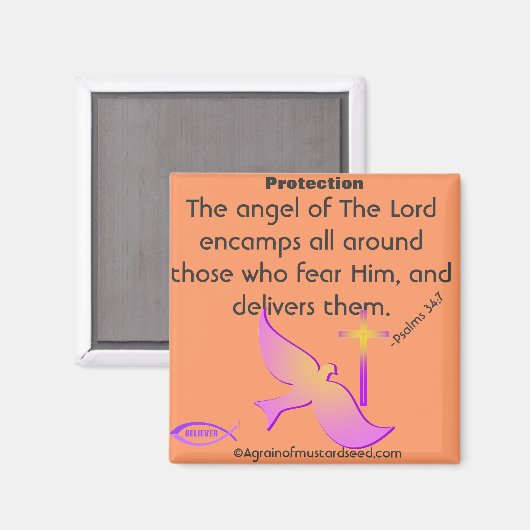 Aimant L'ange du Seigneur (Recto/Verso)