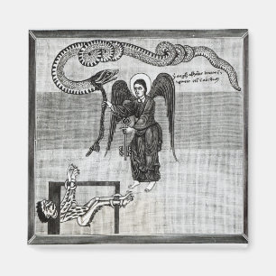 Aimant L'ange, tenant les clés de l'enfer