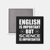 Aimant L'Anglais Est Important, Mais La Science Est Impor (Recto/Verso)