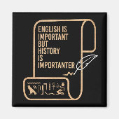 Aimant L'Anglais Est Important, Mais L'Histoire Est Impor (Devant)