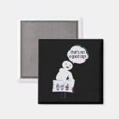 Aimant Langue des signes ASL Amérique de la main Talking  (Recto/Verso)