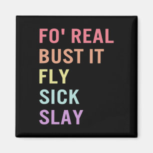 Aimant Langue Des Signes Pour Vraiment Bust It ASL Slang