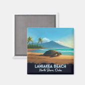 Aimant Laniakea Beach Haleiwa Oahu Hawaii Turtle (Recto/Verso)