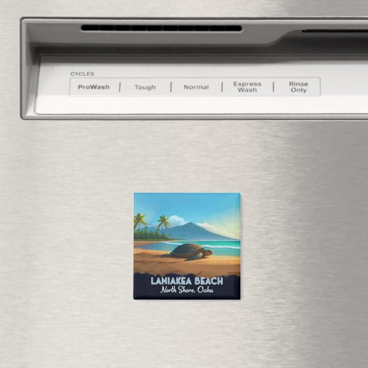 Aimant Laniakea Beach Haleiwa Oahu Hawaii Turtle (In Situ (Lave-vaisselle))