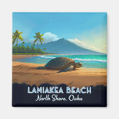 Aimant Laniakea Beach Haleiwa Oahu Hawaii Turtle (Devant)