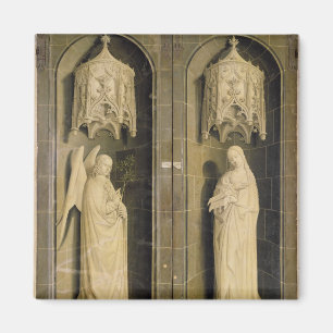 Aimant L'annonce, panneau externe du triptyque