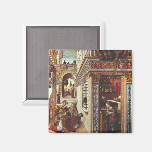 Aimant L'Annonciation, avec Saint Emidius (Recto/Verso)