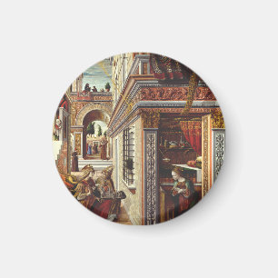 Aimant L'Annonciation Carlo Crivelli Art de la Renaissanc