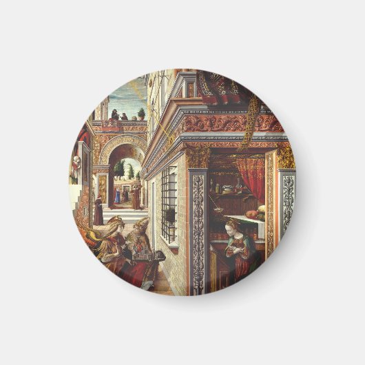 Aimant L'Annonciation Carlo Crivelli Art de la Renaissanc (Devant)