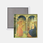 Aimant L'Annonciation du Prado par Fra Angelico (Recto/Verso)