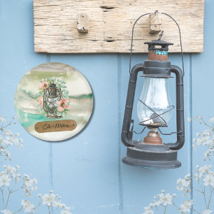 Aimant Lanterne à kérosène vintage de style cottage rusti