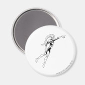 Aimant Lanterne bleue 11 (Recto/Verso)