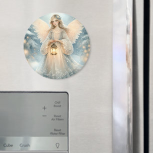 Aimant Lanterne céleste d'ange d'hiver de grâce