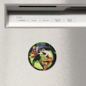 Aimant Lanterne verte avec cape en combat (In Situ (Lave-vaisselle))