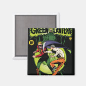 Aimant Lanterne verte avec cape en combat (Recto/Verso)