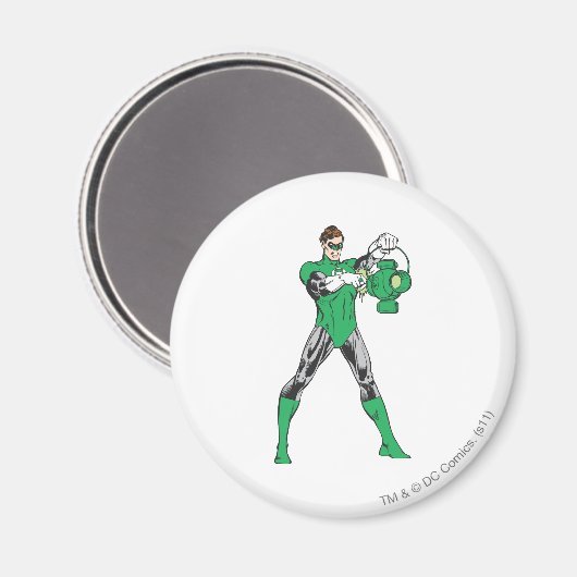 Aimant Lanterne verte avec lanterne (Recto/Verso)