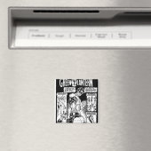 Aimant Lanterne verte - Bande dessinée verte, Noir (In Situ (Lave-vaisselle))