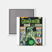 Aimant Lanterne verte - Comic vert ombragé (Recto/Verso)