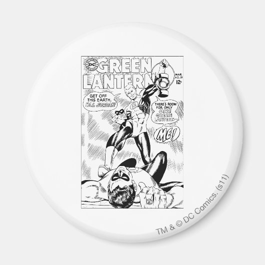 Aimant Lanterne verte - Descends de cette Earch Hal Jorda (Devant)