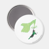 Aimant Lanterne Verte - Entièrement Rendu, avec machine (Recto/Verso)