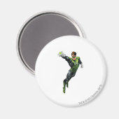 Aimant Lanterne Verte - Entièrement Rendu, Bras dehors (Recto/Verso)