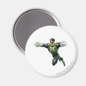 Aimant Lanterne Verte - Entièrement Rendu, Regard Sur L'A (Recto/Verso)