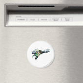 Aimant Lanterne Verte - Entièrement Rendu, Volant À Droit (In Situ (Lave-vaisselle))