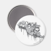 Aimant Lanterne verte - Innocence tordue BW (Recto/Verso)