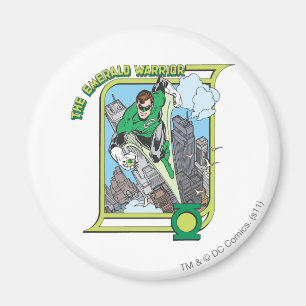 Aimant Lanterne verte - le guerrier vert