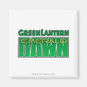 Aimant Lanterne verte - logo vert d'aube