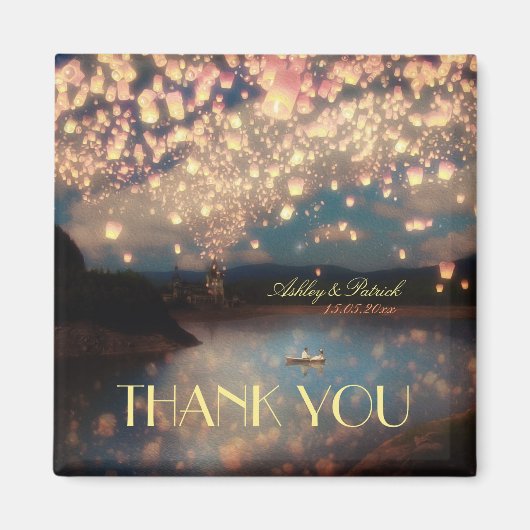 Aimant Lanternes Love Wish (Devant)