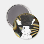 Aimant Lapin blanc (Recto/Verso)