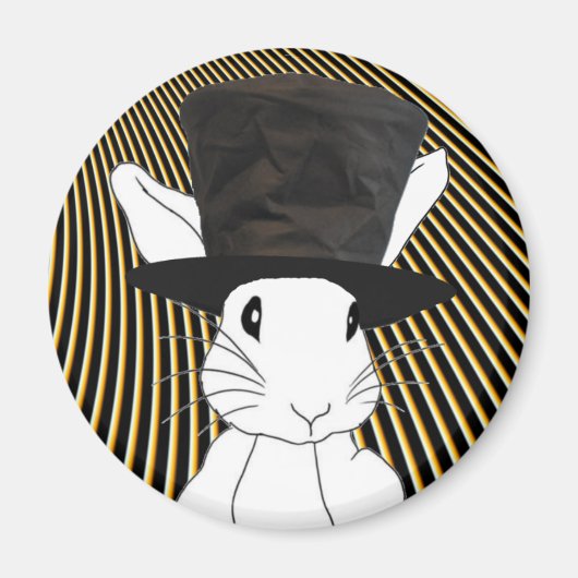Aimant Lapin blanc (Devant)