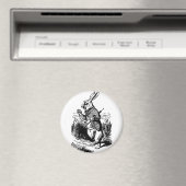Aimant Lapin blanc (In Situ (Lave-vaisselle))