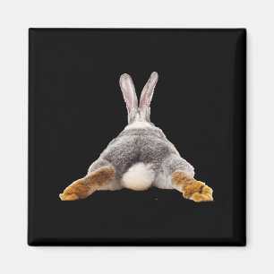 Aimant Lapin bunny fesses queue t shirt mignon