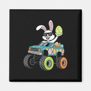Aimant Lapin Dabbing Joyeuses Pâques Monster Truck Garçon