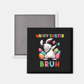 Aimant Lapin Dabing Pâques Bruh2 (Recto/Verso)