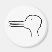 Aimant lapin de canard - wittgenstein (Devant)