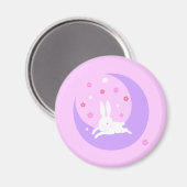 Aimant lapin de lune (Recto/Verso)