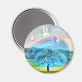 Aimant Lapin de Pâques (Recto/Verso)