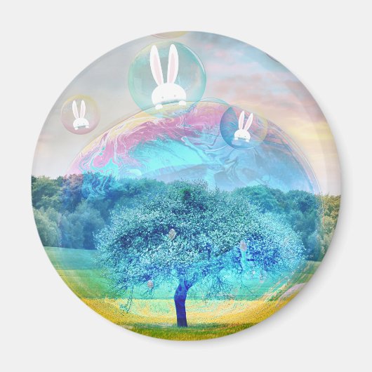 Aimant Lapin de Pâques (Devant)