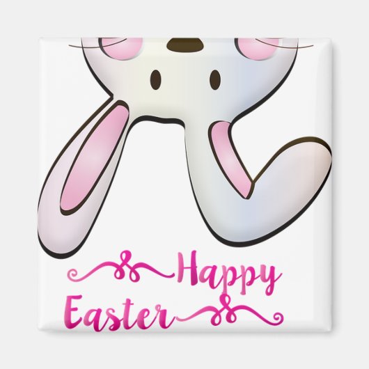 Aimant Lapin de Pâques ! (Devant)