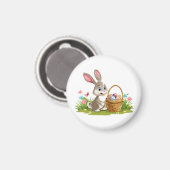 Aimant lapin de Pâques (Recto/Verso)