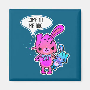 Aimant Lapin de Pâques maléfique viens chez moi frangin M
