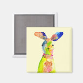 Aimant Lapin de Pâques mignon (Recto/Verso)