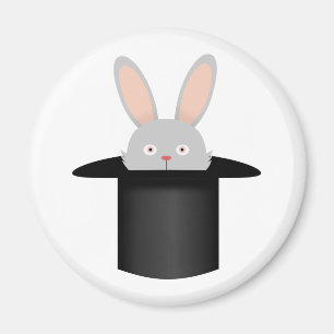 Aimant Lapin en casquette