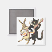 Aimant lapin et chat (Recto/Verso)