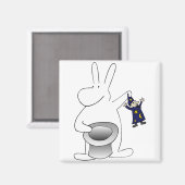 Aimant Lapin et magicien (Recto/Verso)