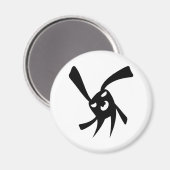 Aimant Lapin foncé (Recto/Verso)
