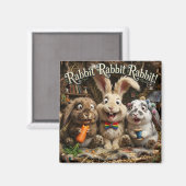 Aimant Lapin Lapin Lapin (Recto/Verso)
